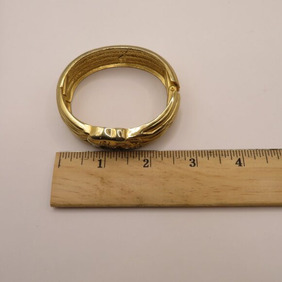 Vintage Elephant Bracelet Gold Tone - Picture 12 of 14